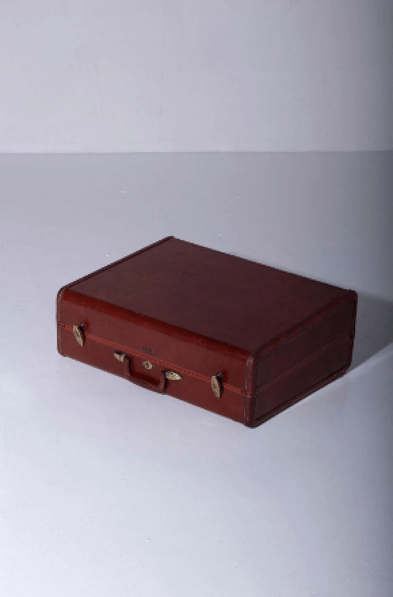 Leather Samsonite suitcase, 1950s 7