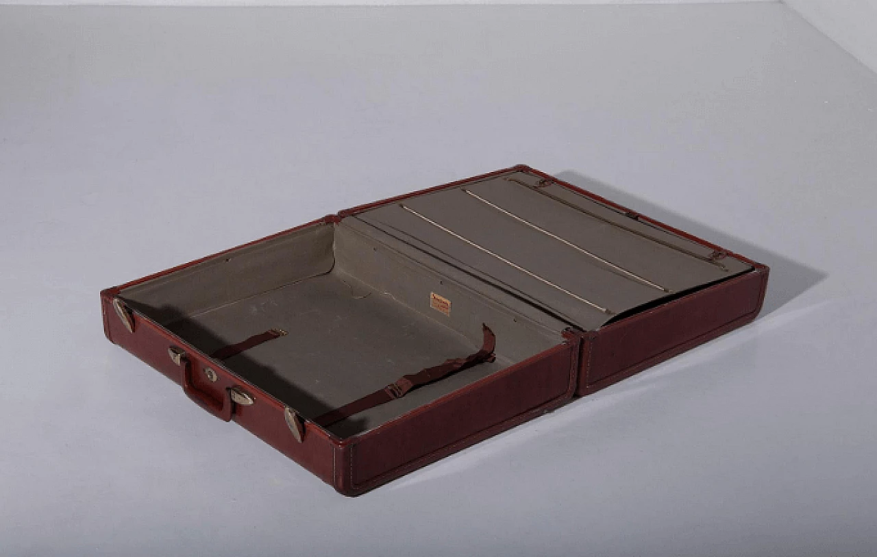 Leather Samsonite suitcase, 1950s 9