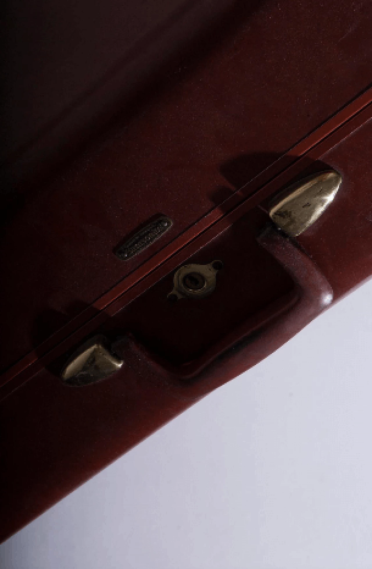 Leather Samsonite suitcase, 1950s 11