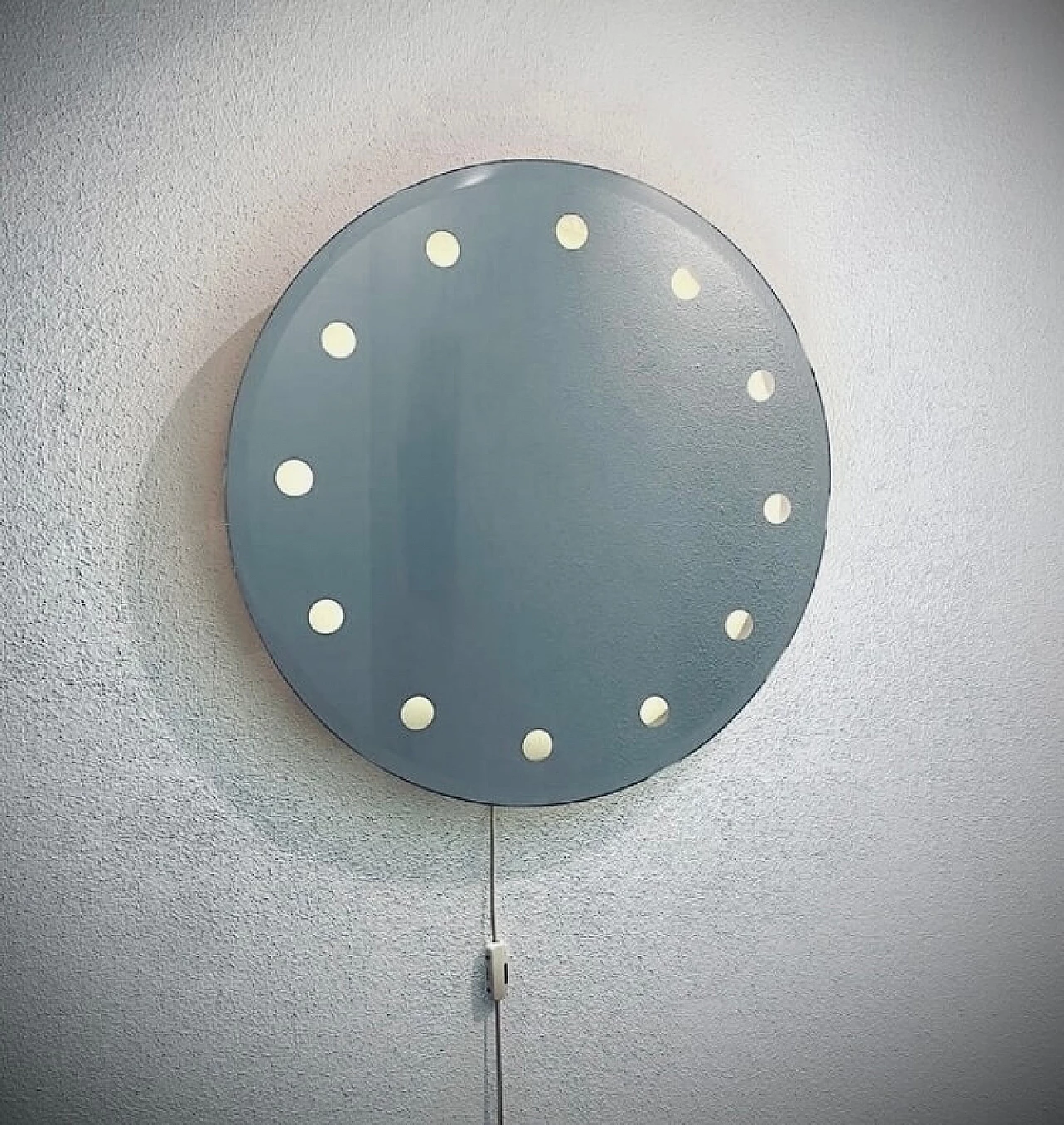 Specchio retroilluminato nello stile di Gino Sarfatti, anni '70 10