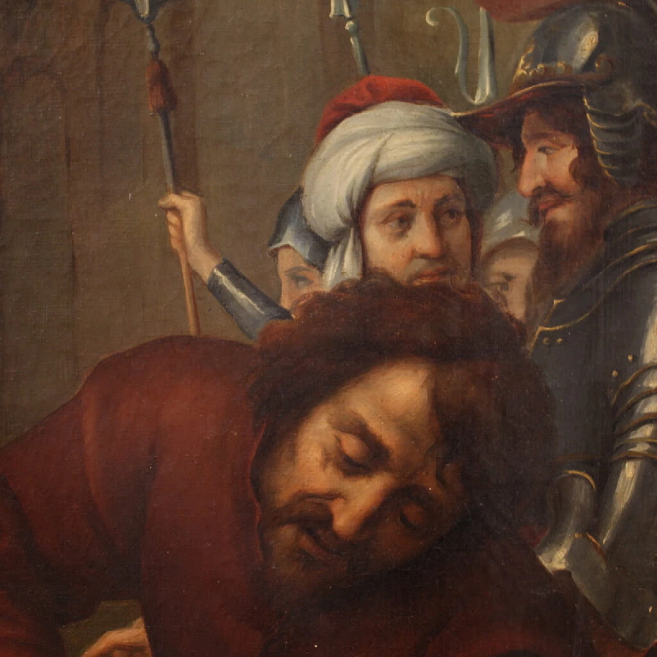 Martyrdom of Saint Andrew, reproduction of Carlo Dolci, oil painting on canvas, mid-19th century 6