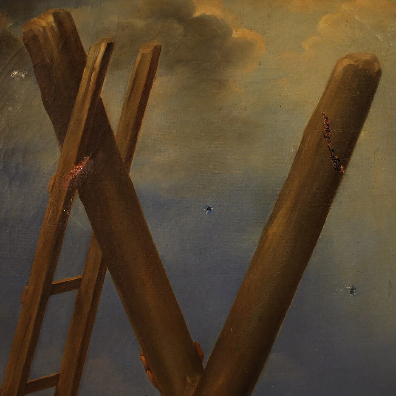 Martyrdom of Saint Andrew, reproduction of Carlo Dolci, oil painting on canvas, mid-19th century 11