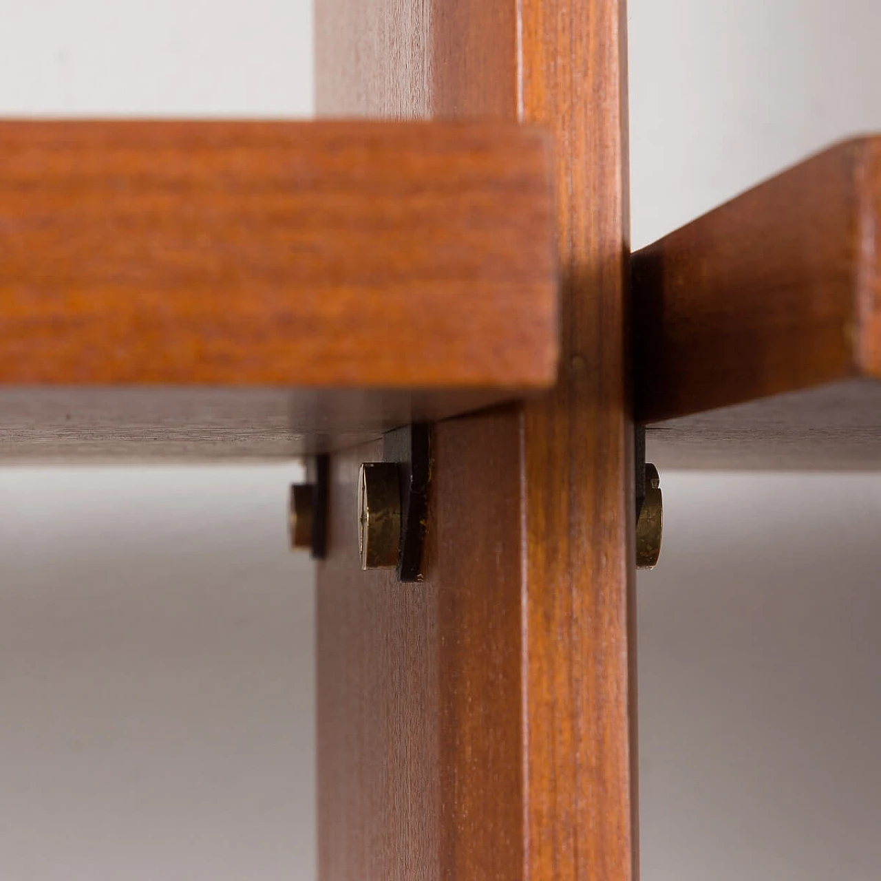 Mahogany and teak bookcase with flap compartment, 1970s 17