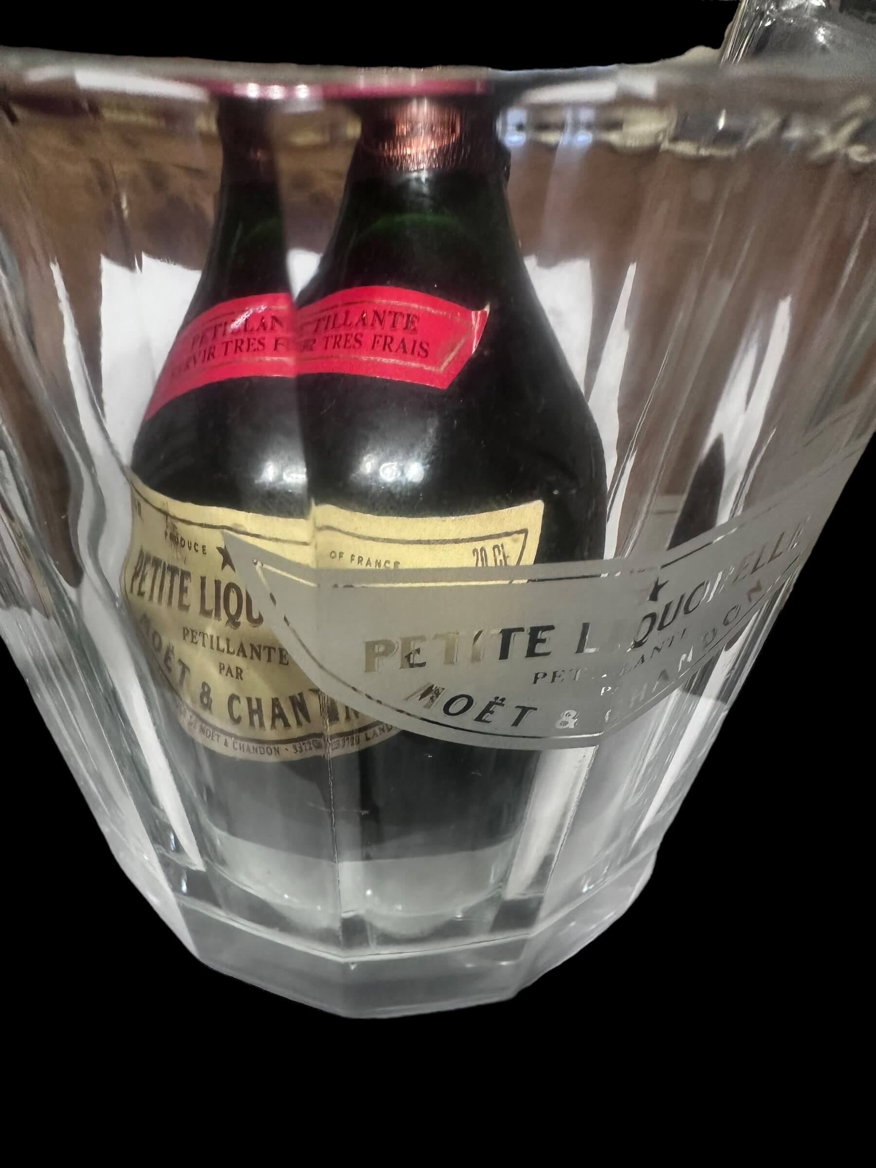 RARE Seau à glace pour bouteille de Petite Liquorelle Möet & Chandon