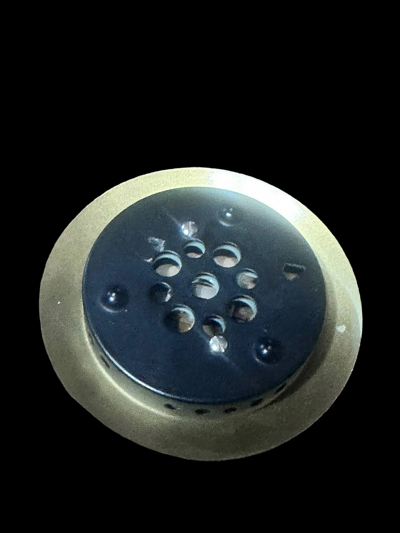 Barometro da scrivania con decori floreali, anni '60 3