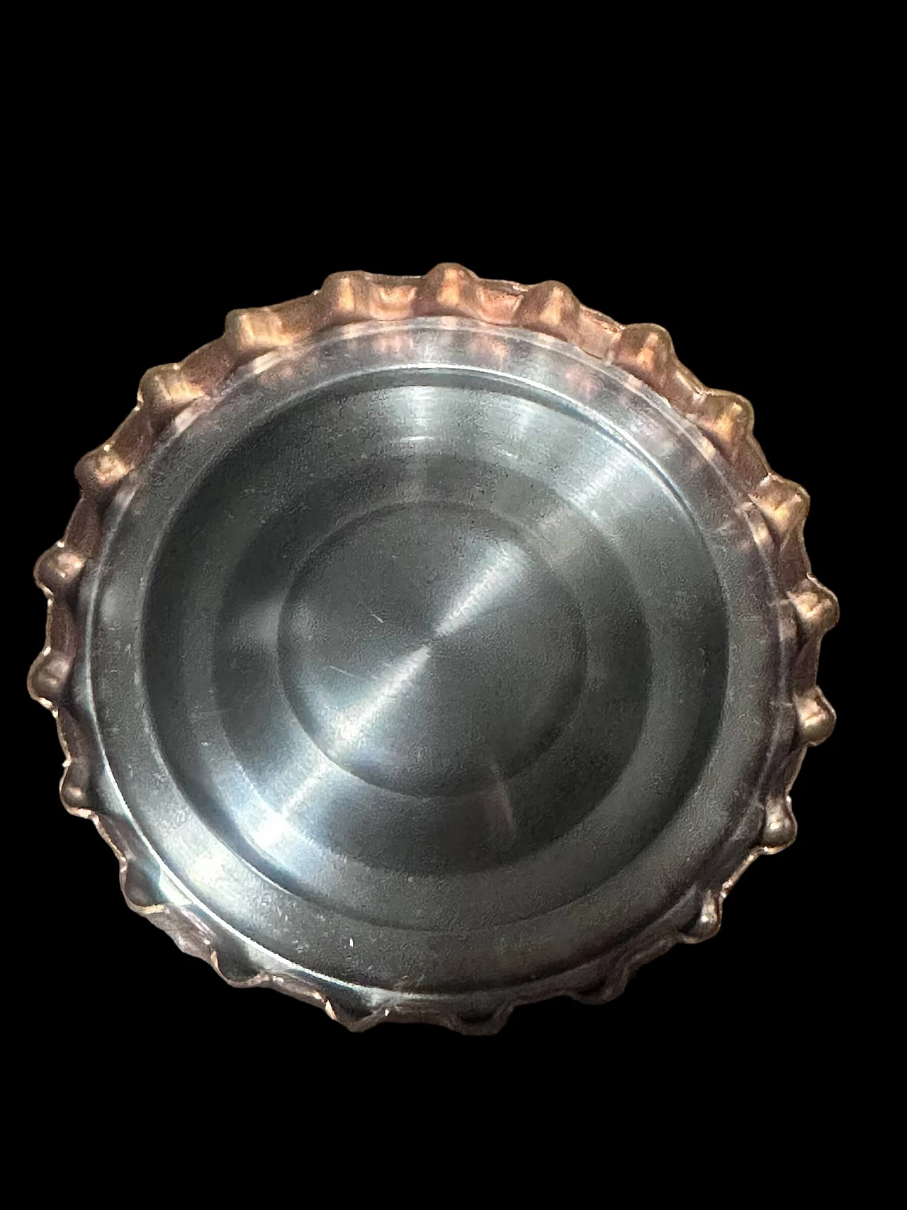 Apribottiglie Birra Peroni in rame e argento 4