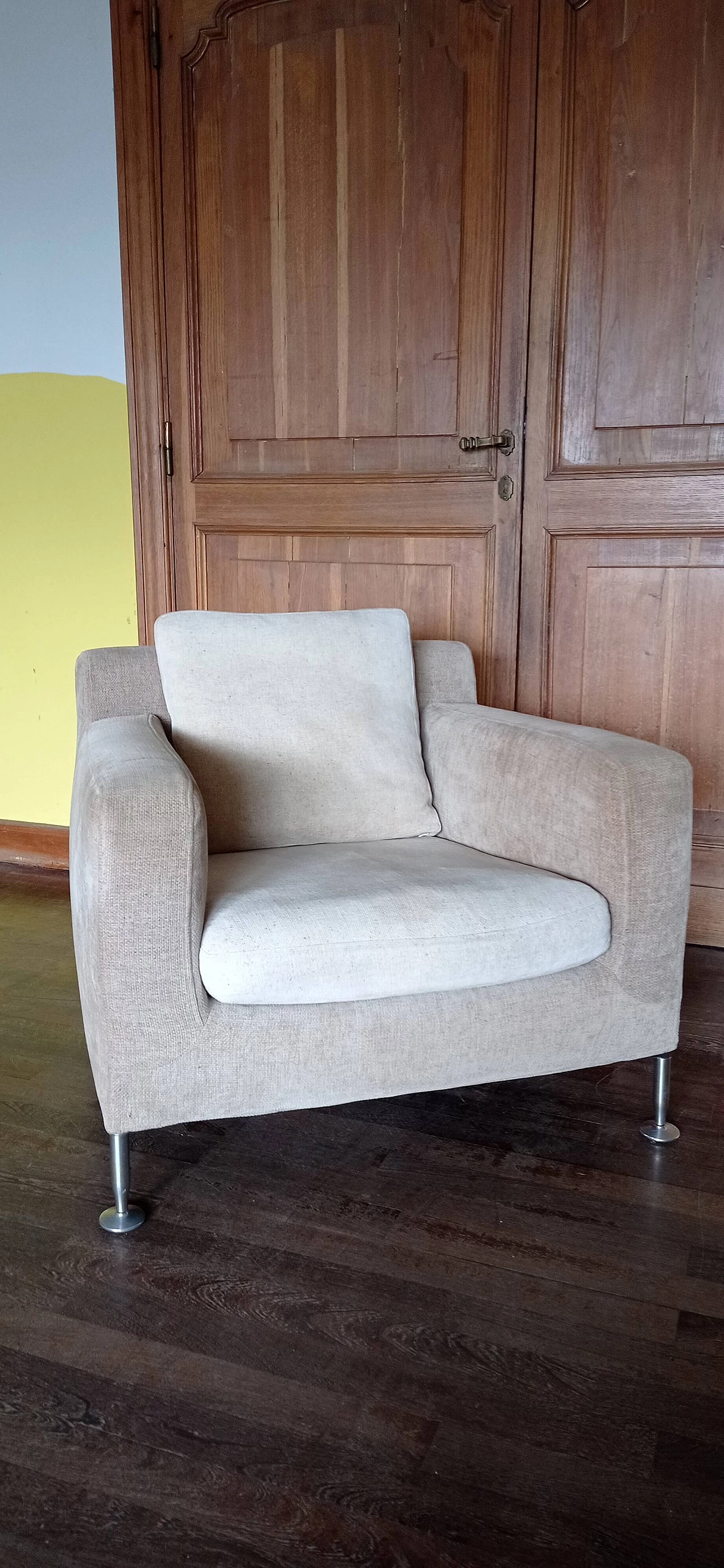Harry armchair by Antonio Citterio for B&B Italia in Maxalto fabric 7