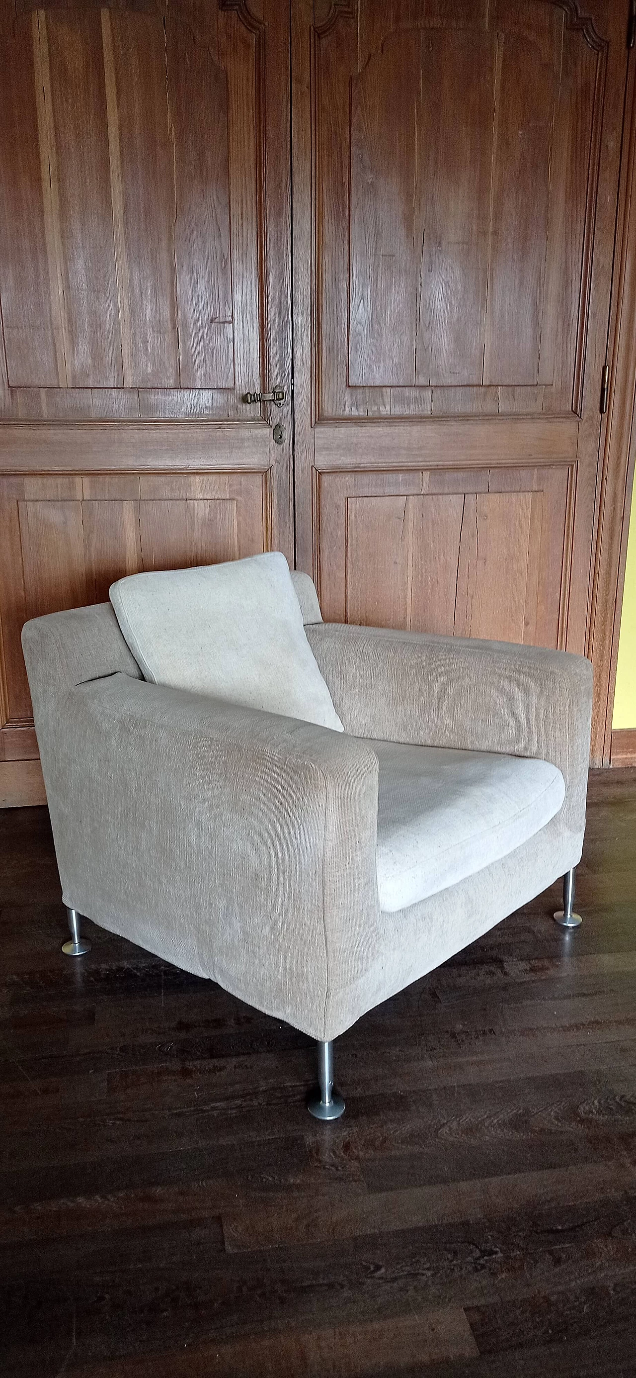 Harry armchair by Antonio Citterio for B&B Italia in Maxalto fabric 8