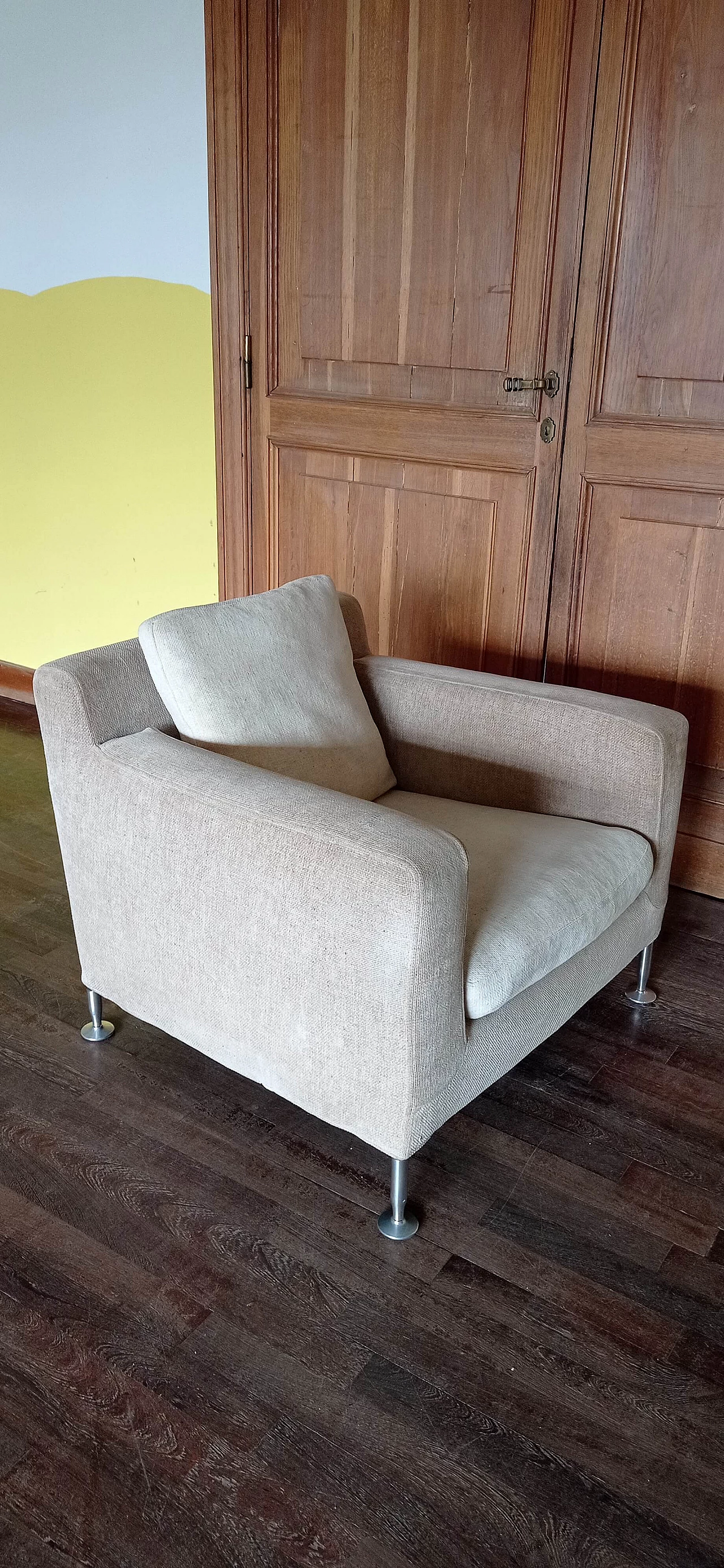 Harry armchair by Antonio Citterio for B&B Italia in Maxalto fabric 12