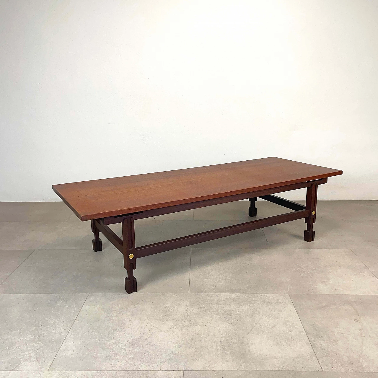 Scandinavian style teak coffee table, 1960s 1