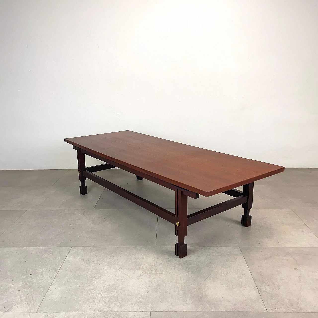 Scandinavian style teak coffee table, 1960s 5
