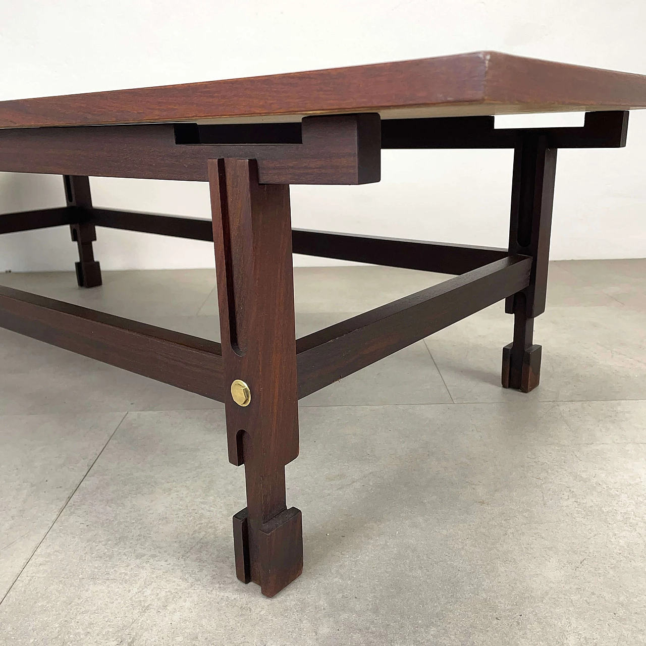 Scandinavian style teak coffee table, 1960s 6
