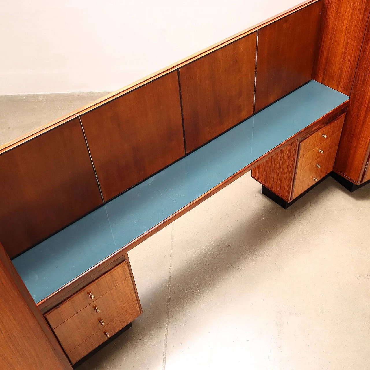 Pair of wardrobes with toilet, 1950s 5