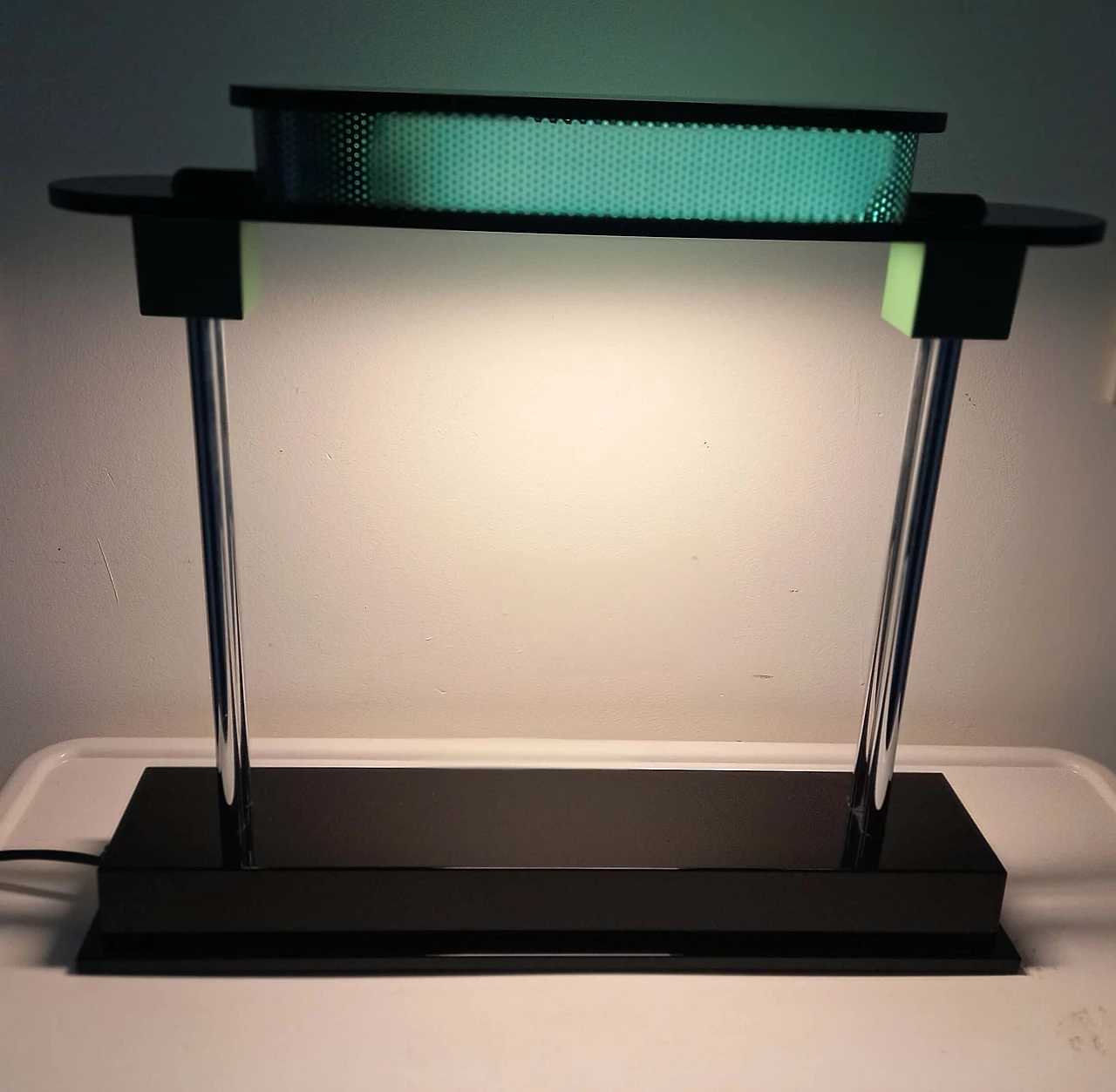 Pausania table lamp by Ettore Sottsass for Artemide, 1980s 2