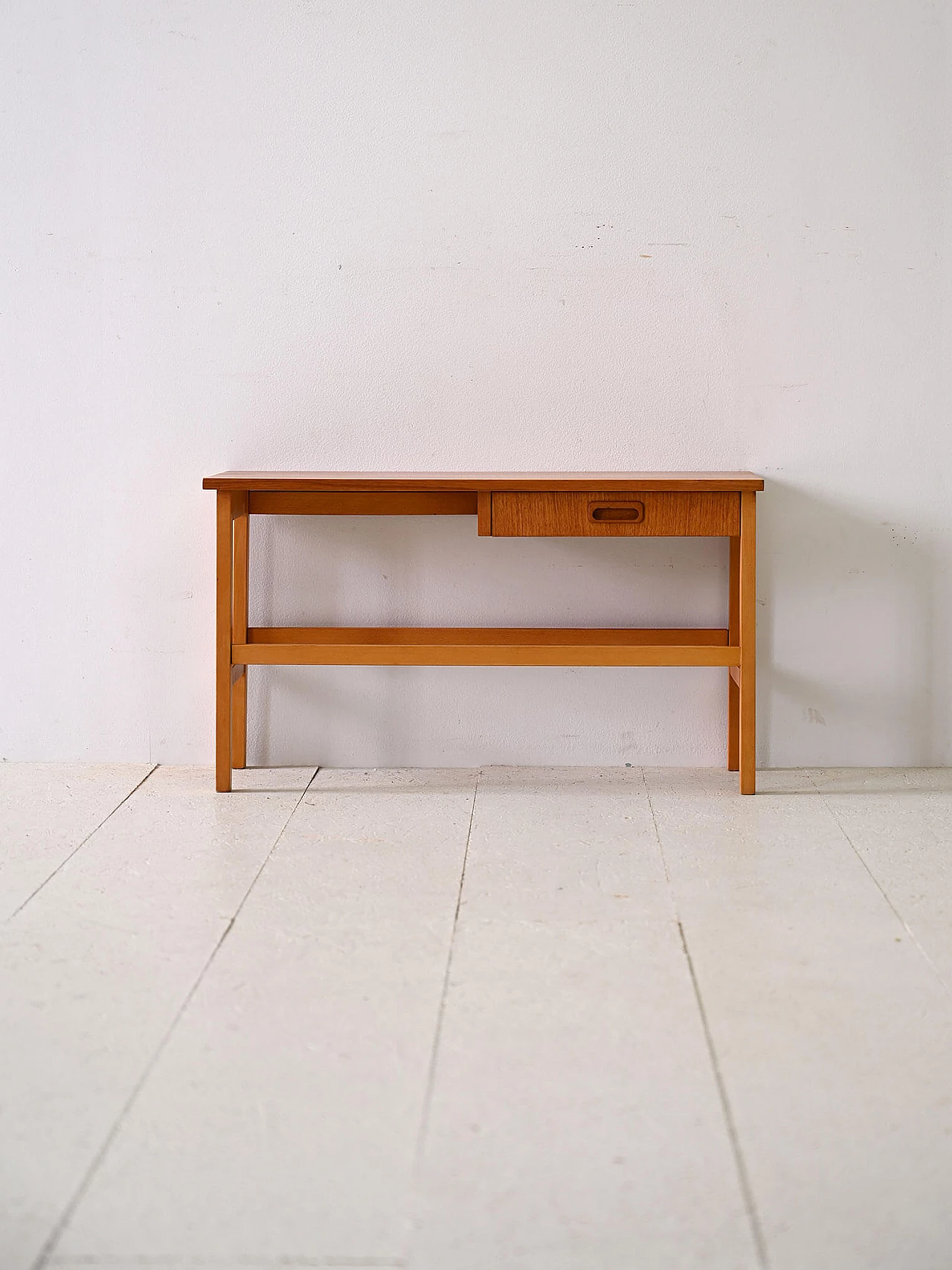 Swedish teak coffee table with drawer, 1960s 1