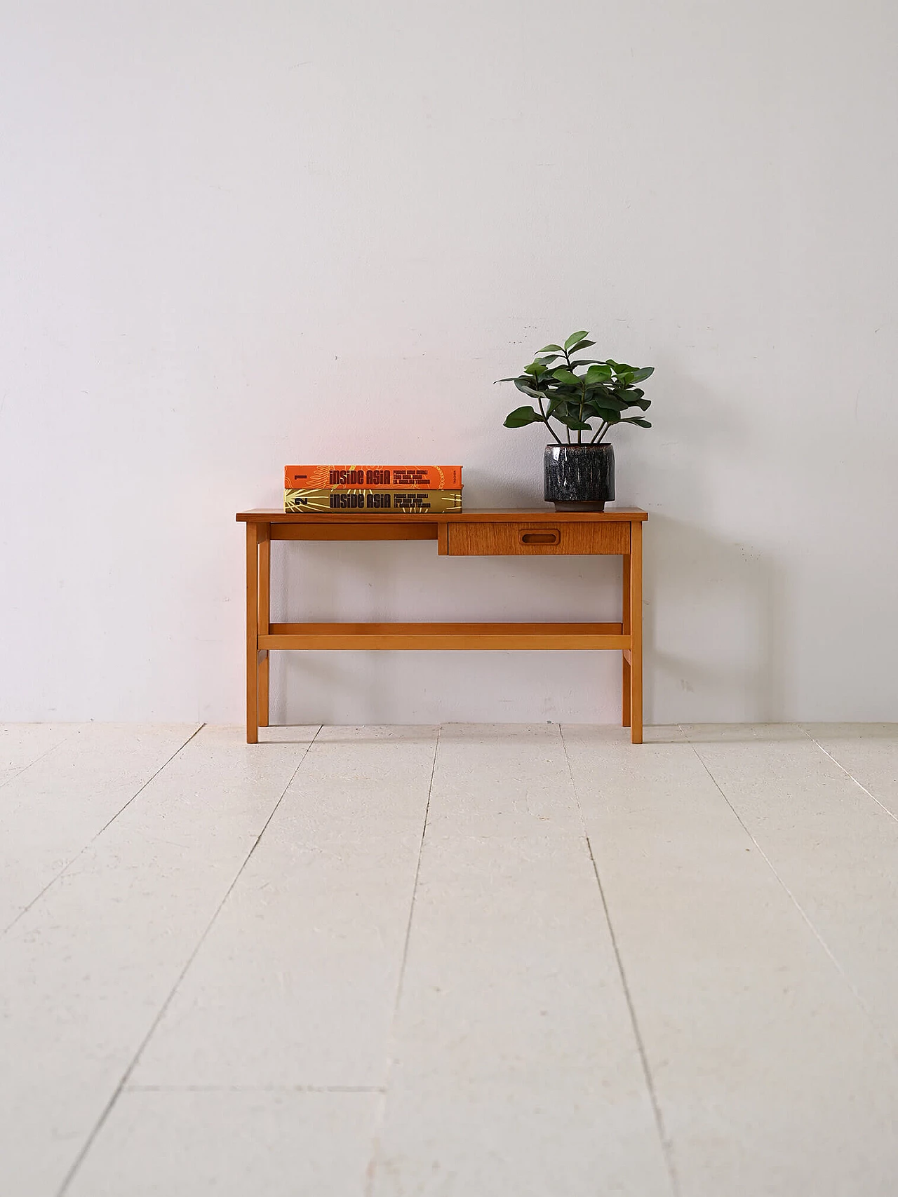 Swedish teak coffee table with drawer, 1960s 2