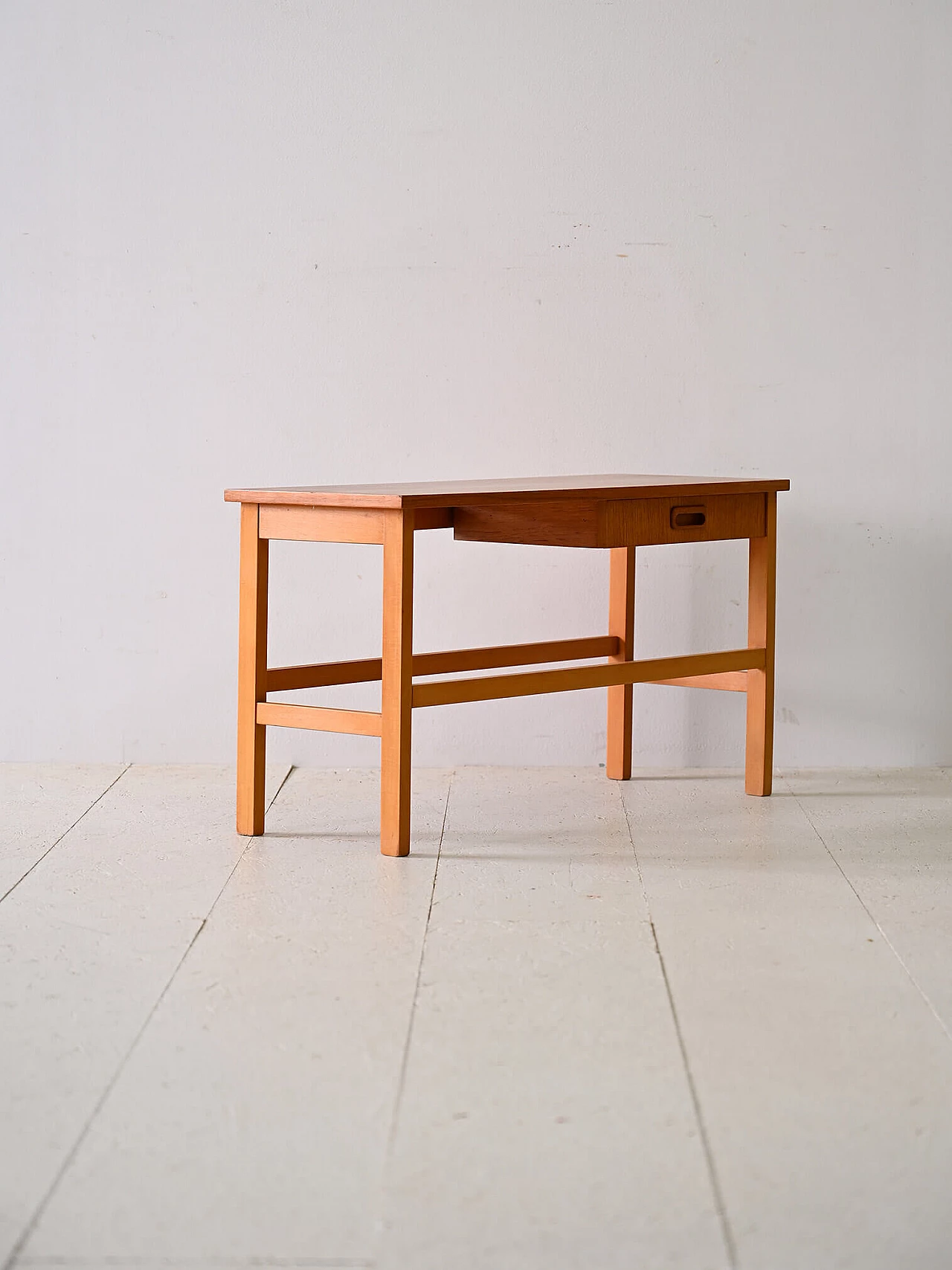 Swedish teak coffee table with drawer, 1960s 4