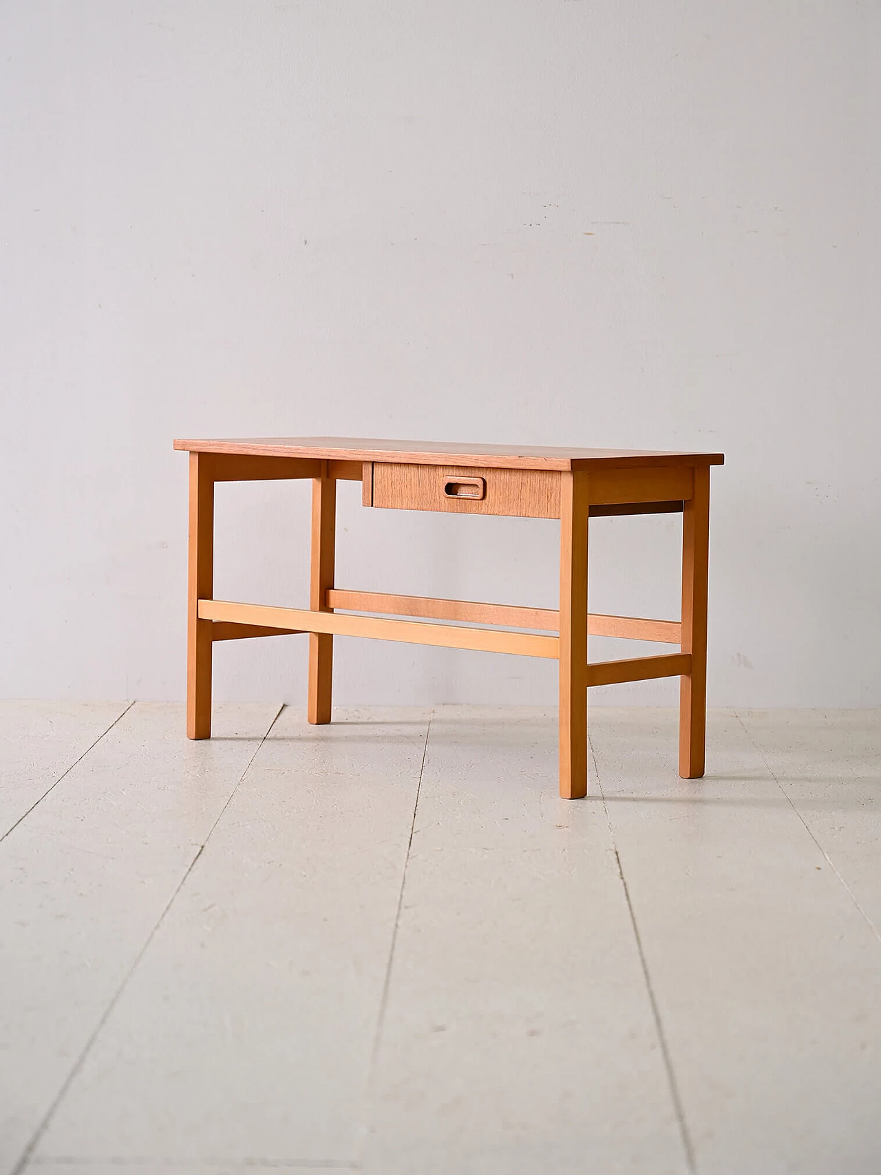 Swedish teak coffee table with drawer, 1960s 5