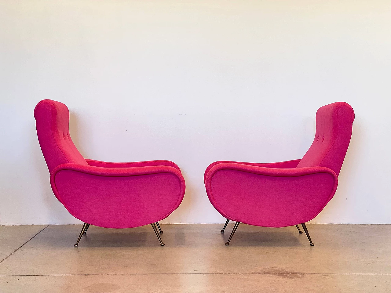 Pair of armchairs in the style of Marco Zanuso, 1950s 2
