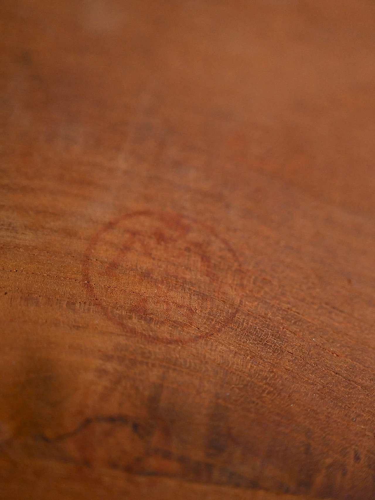 Scandinavian teak bedside table with metal handle, 1950s 12