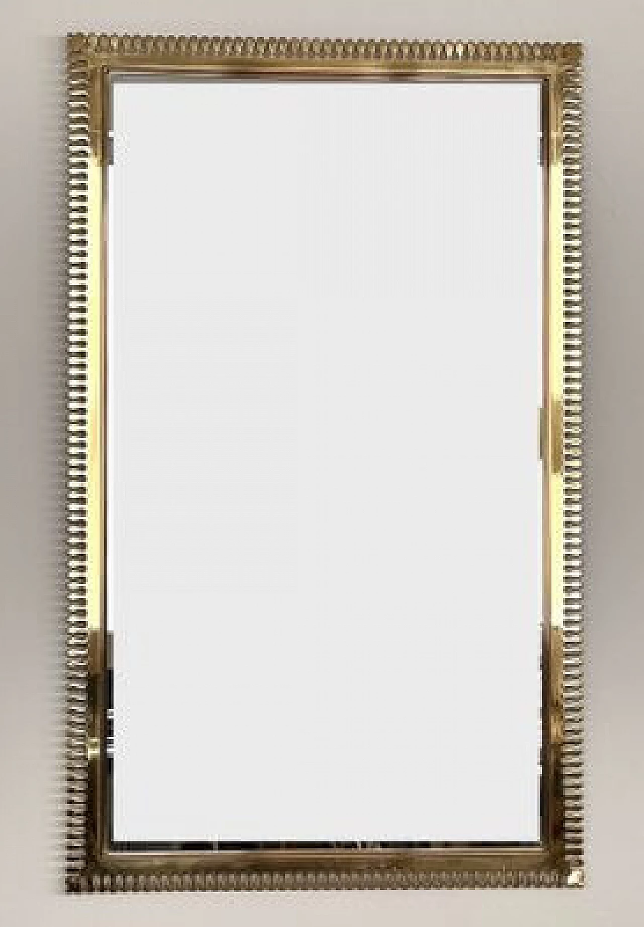 Brass mirror by Vereinigte Werkstätten München, 1970s 1