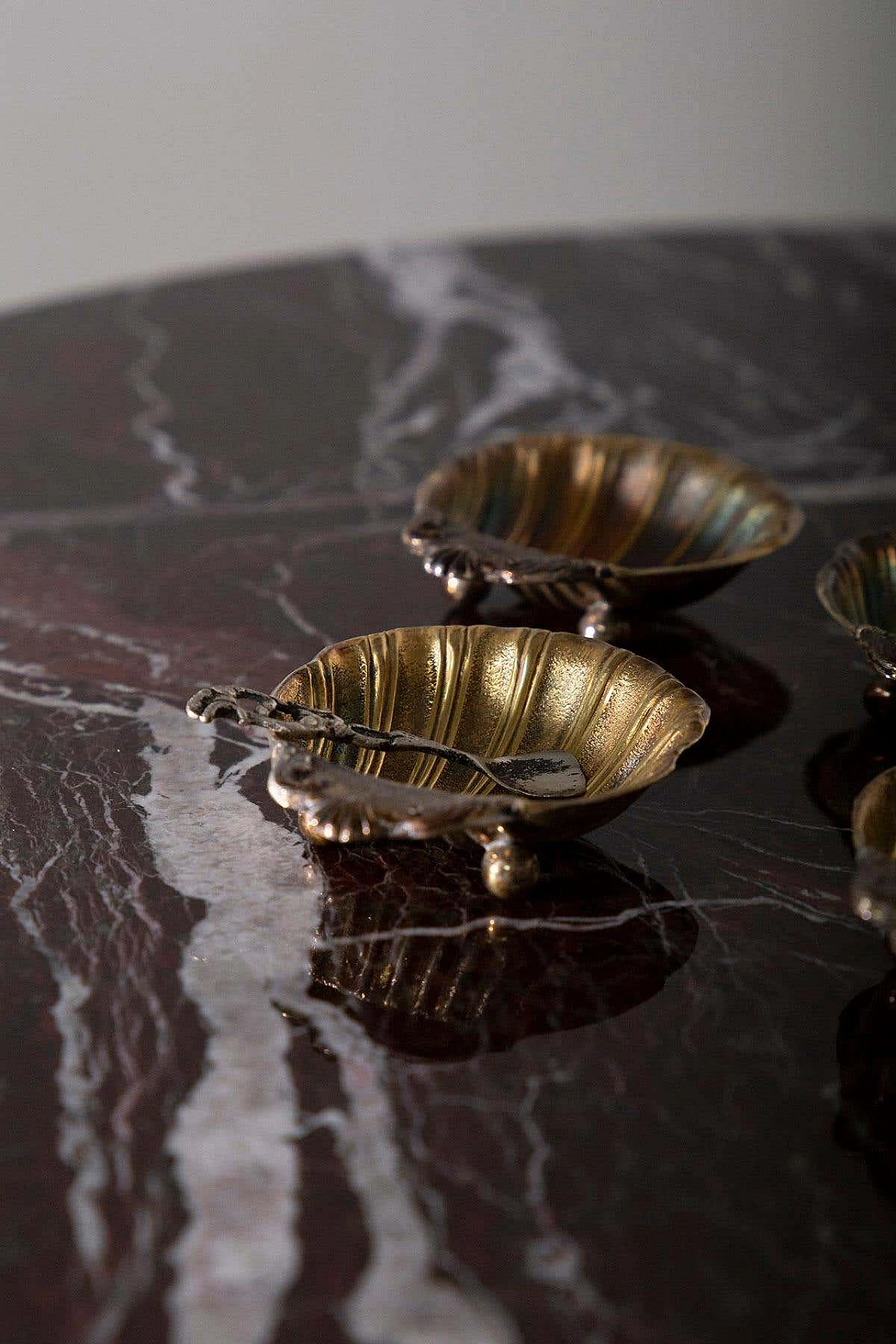 Servizio da caviale in argento placcato di E. Stefani, anni '70 3