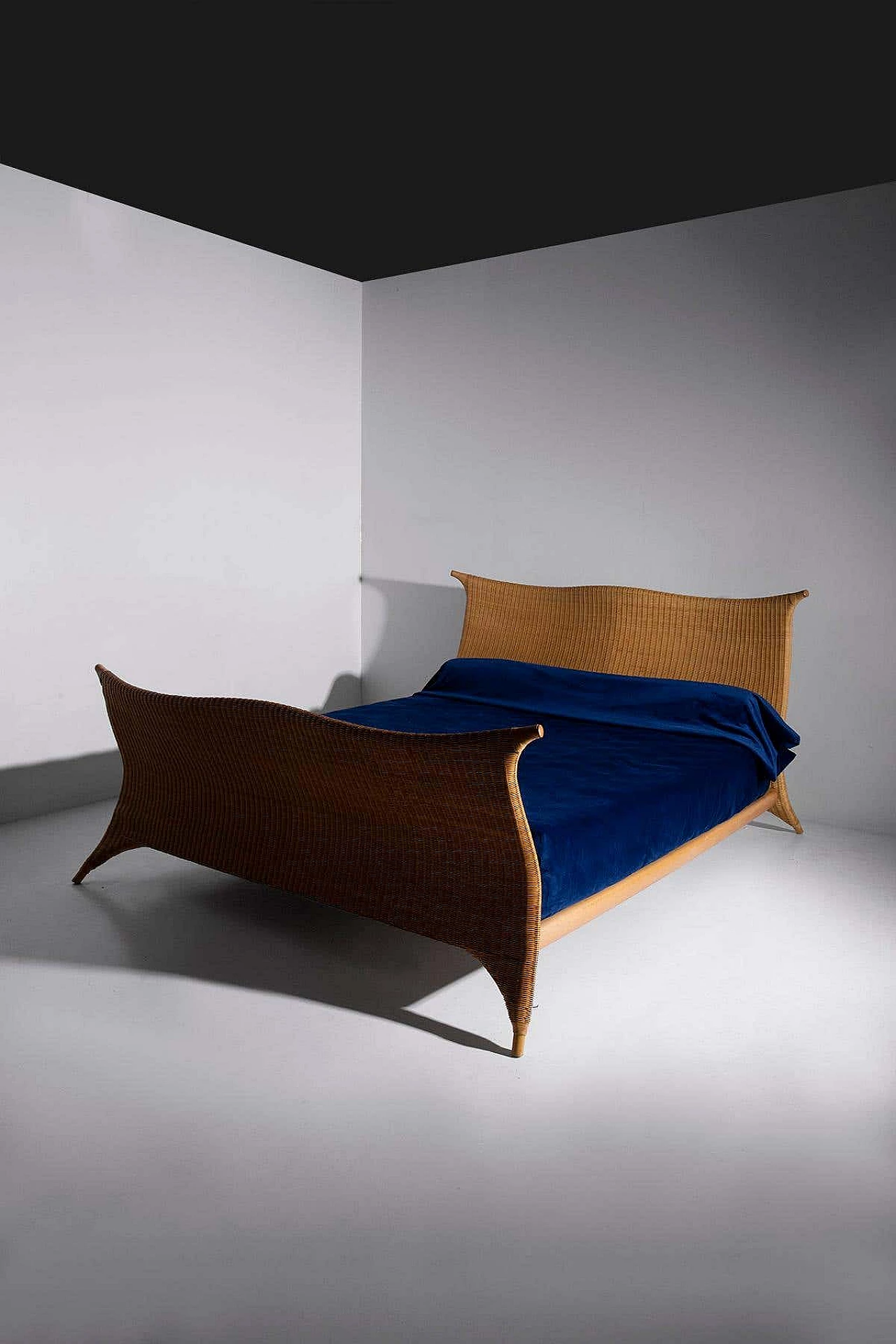 Rattan bed by Pier Antonio Bonacina, 1970s 19