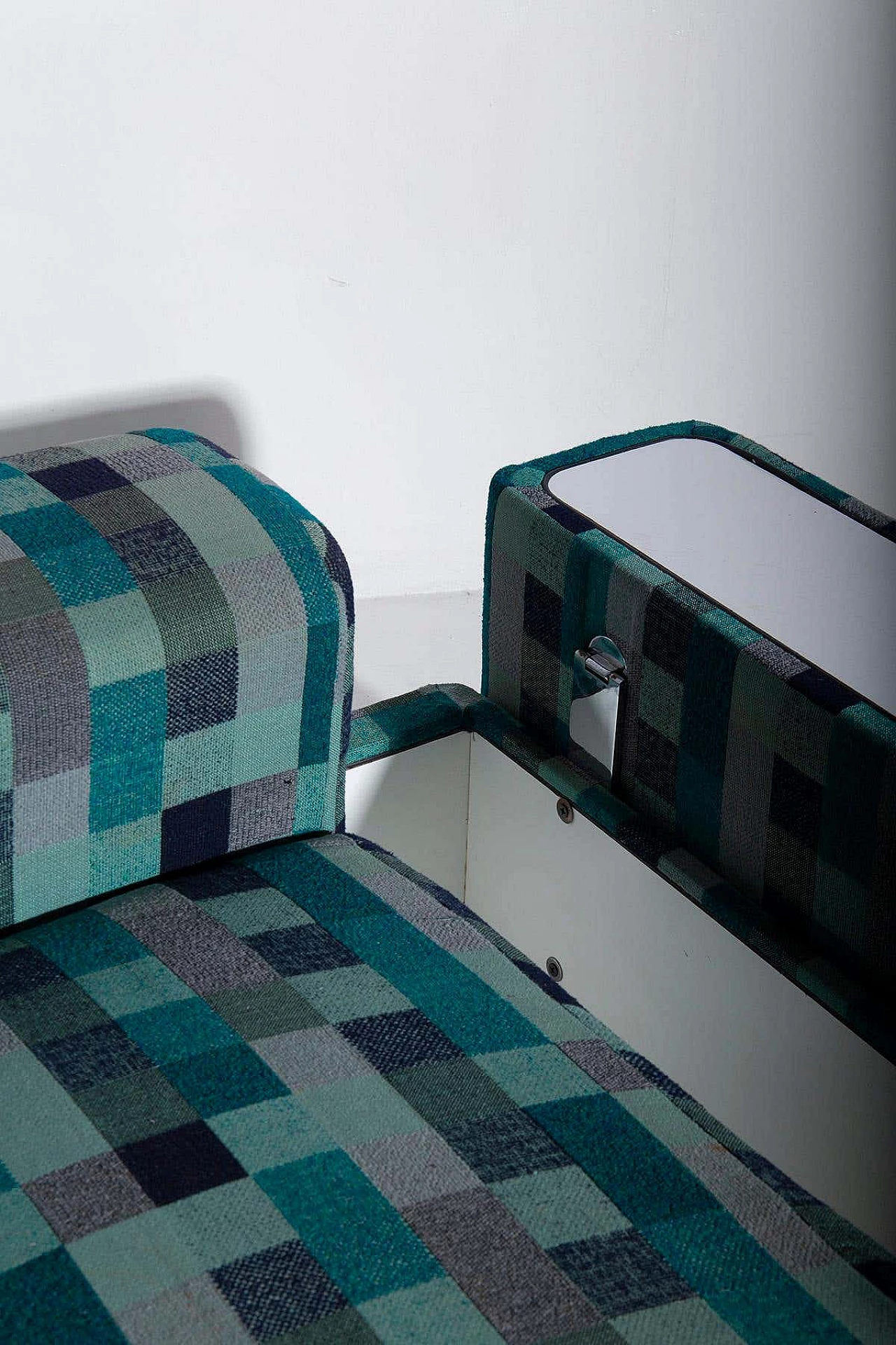 Fabric sofa bed 711 by Tito Agnoli for Cinova, 1970s 3