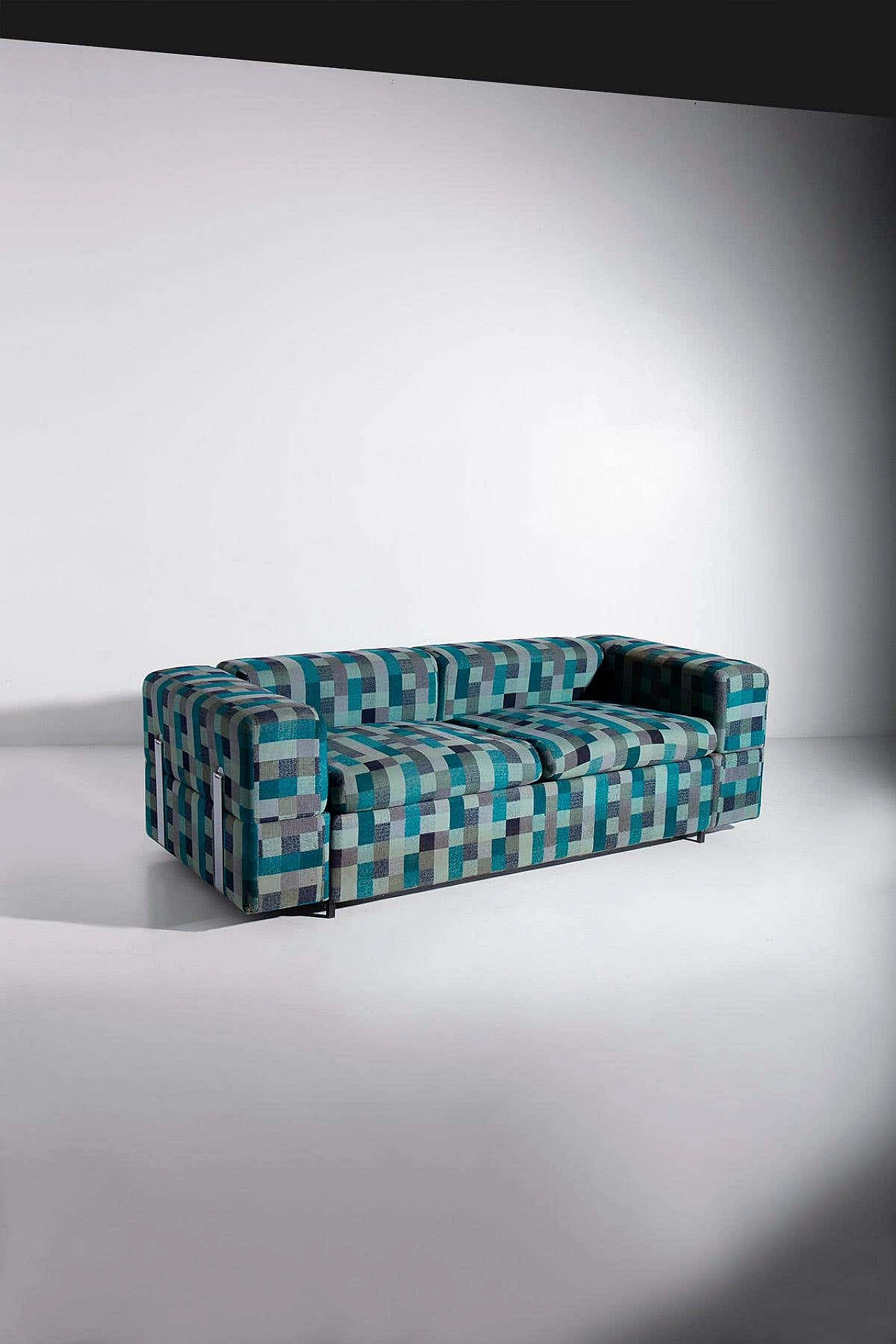 Fabric sofa bed 711 by Tito Agnoli for Cinova, 1970s 12