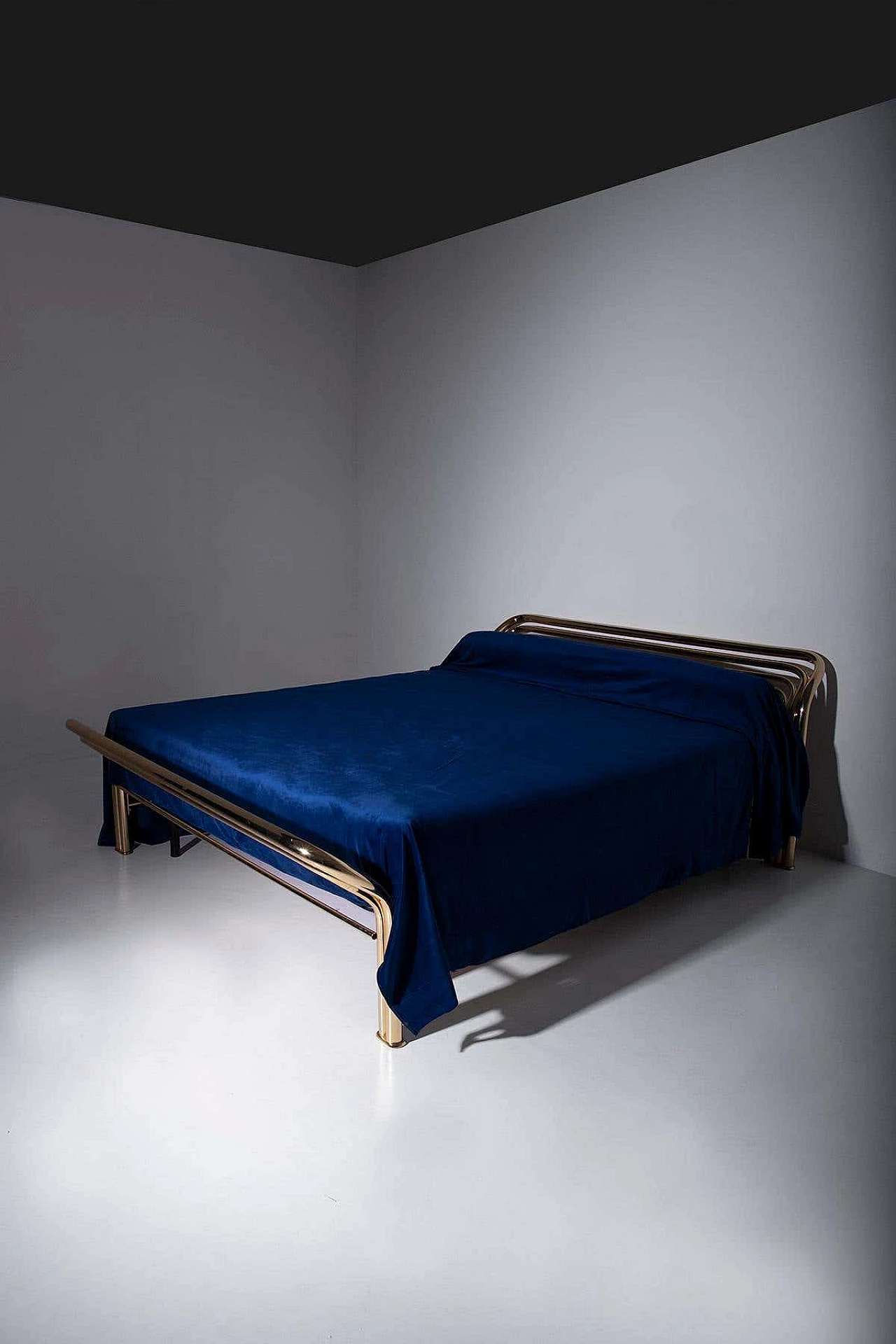 Letto in ottone di Luciano Frigerio, anni '70 2