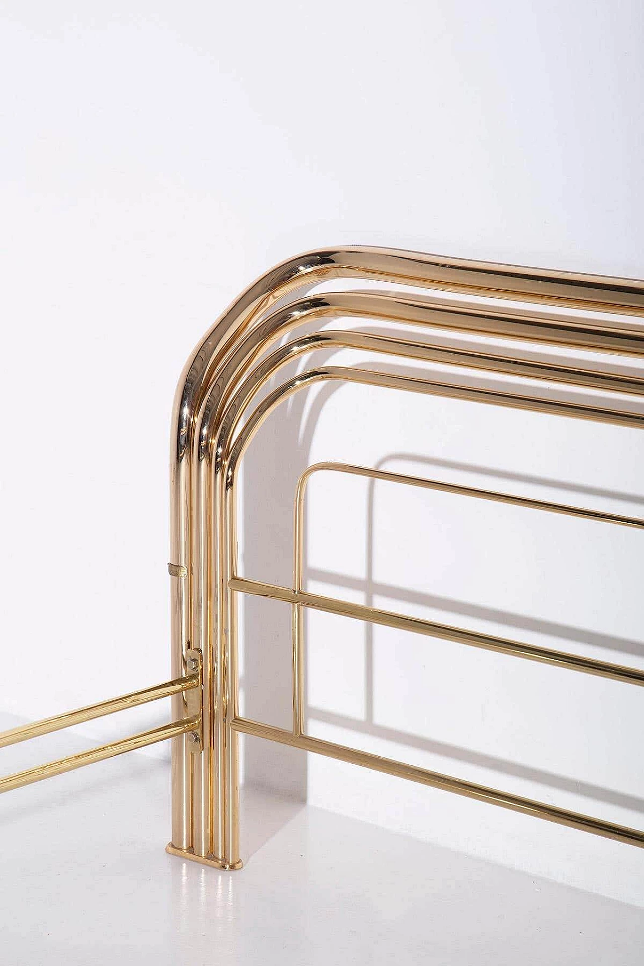 Brass bed by Luciano Frigerio, 1970s 11
