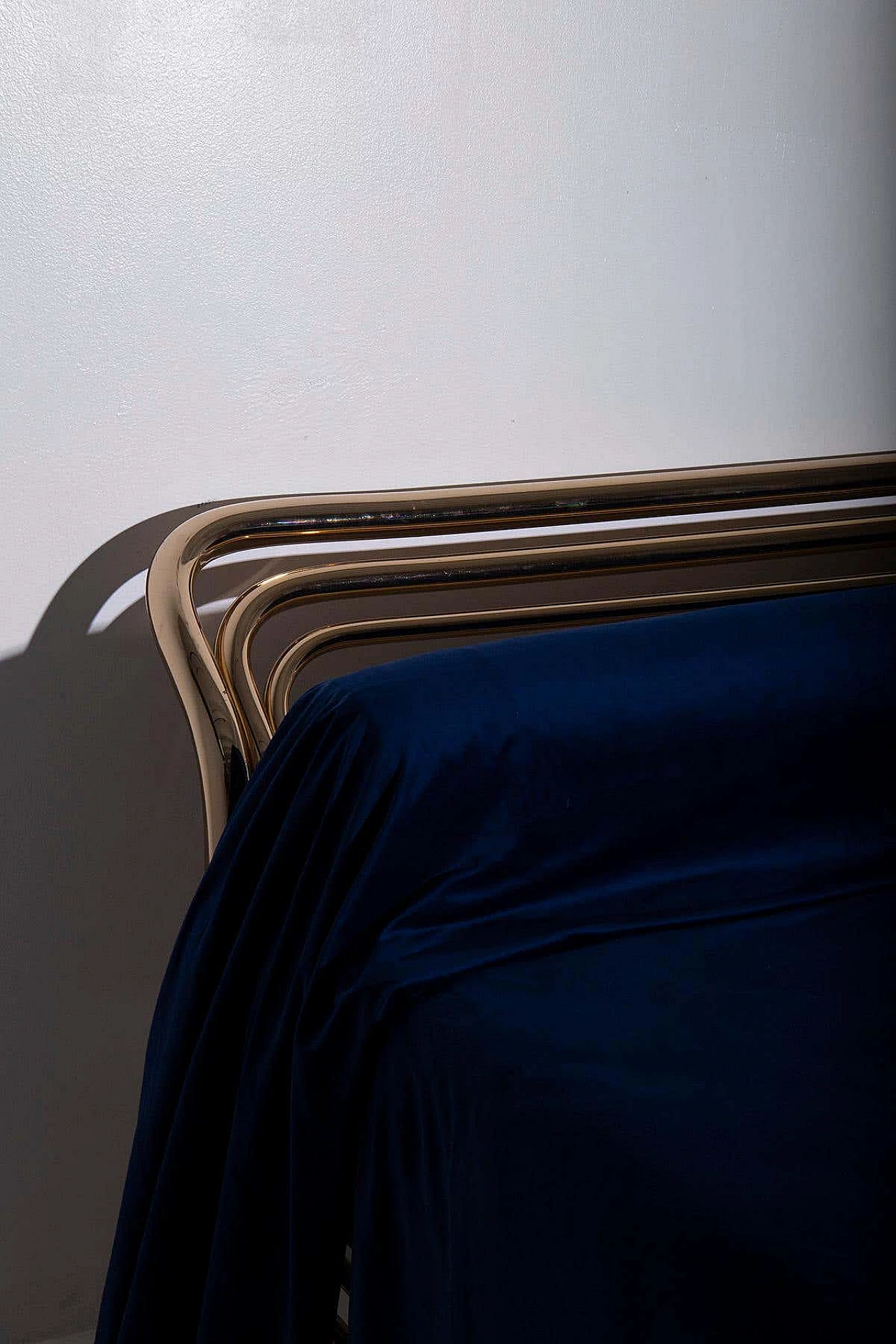 Letto in ottone di Luciano Frigerio, anni '70 17