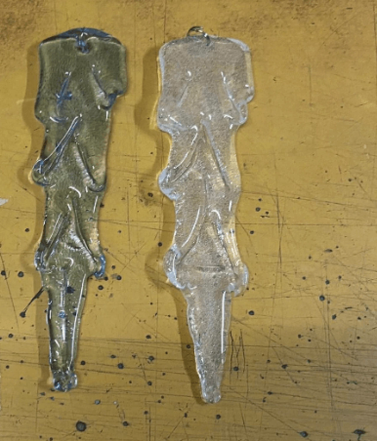 Polychrome Murano glass chandelier by Mazzega, 1980s 9