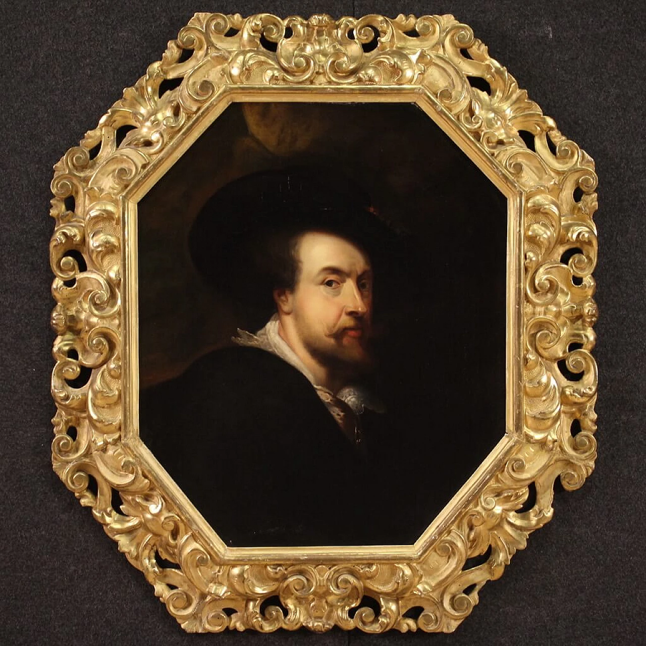 Ritratto di Rubens, dipinto a olio su tela, prima metà dell'800 1