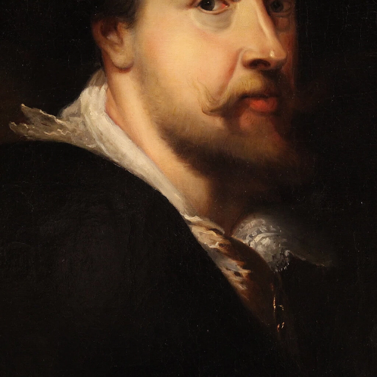 Ritratto di Rubens, dipinto a olio su tela, prima metà dell'800 8