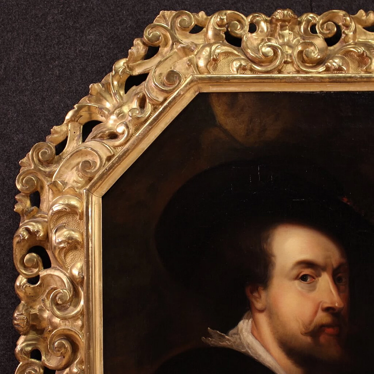 Ritratto di Rubens, dipinto a olio su tela, prima metà dell'800 11