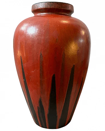 Vaso Stromboli in ceramica Fat Lava di Ceramano, 1976