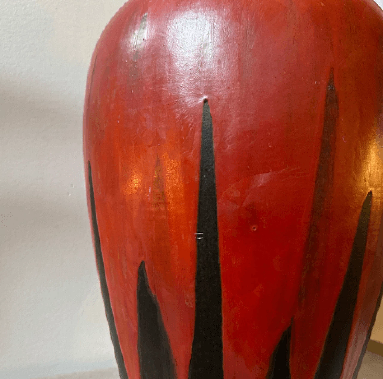 Vaso Stromboli in ceramica Fat Lava di Ceramano, 1976 7