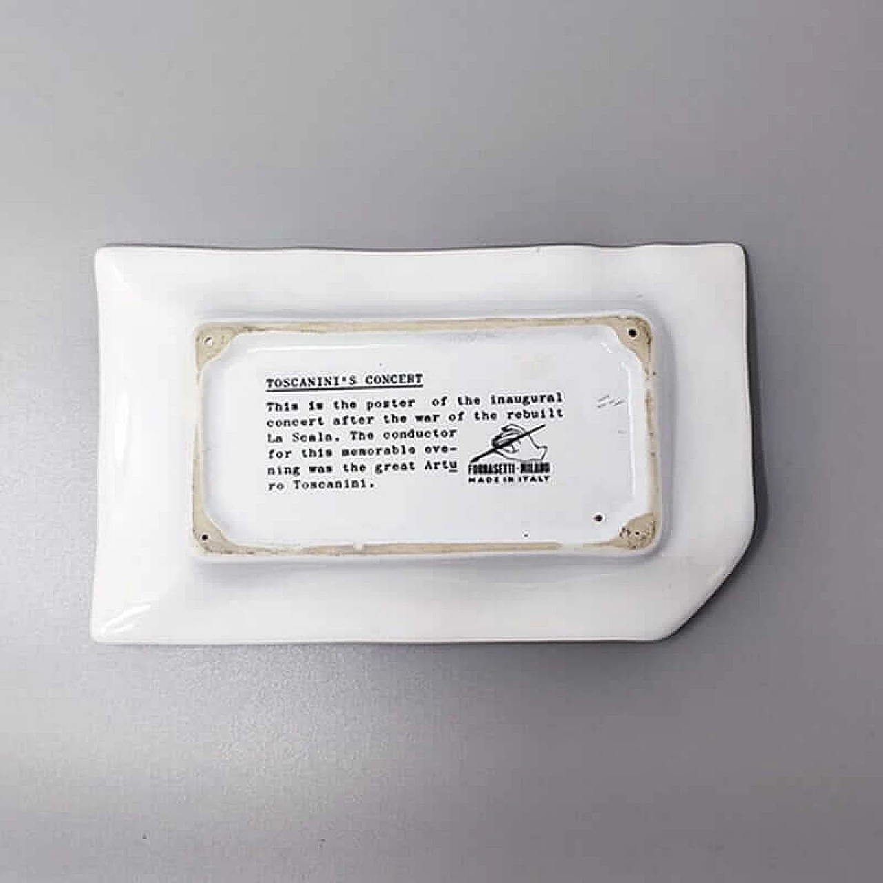 Arturo Toscanini ashtray by Piero Fornasetti, 1960s 5