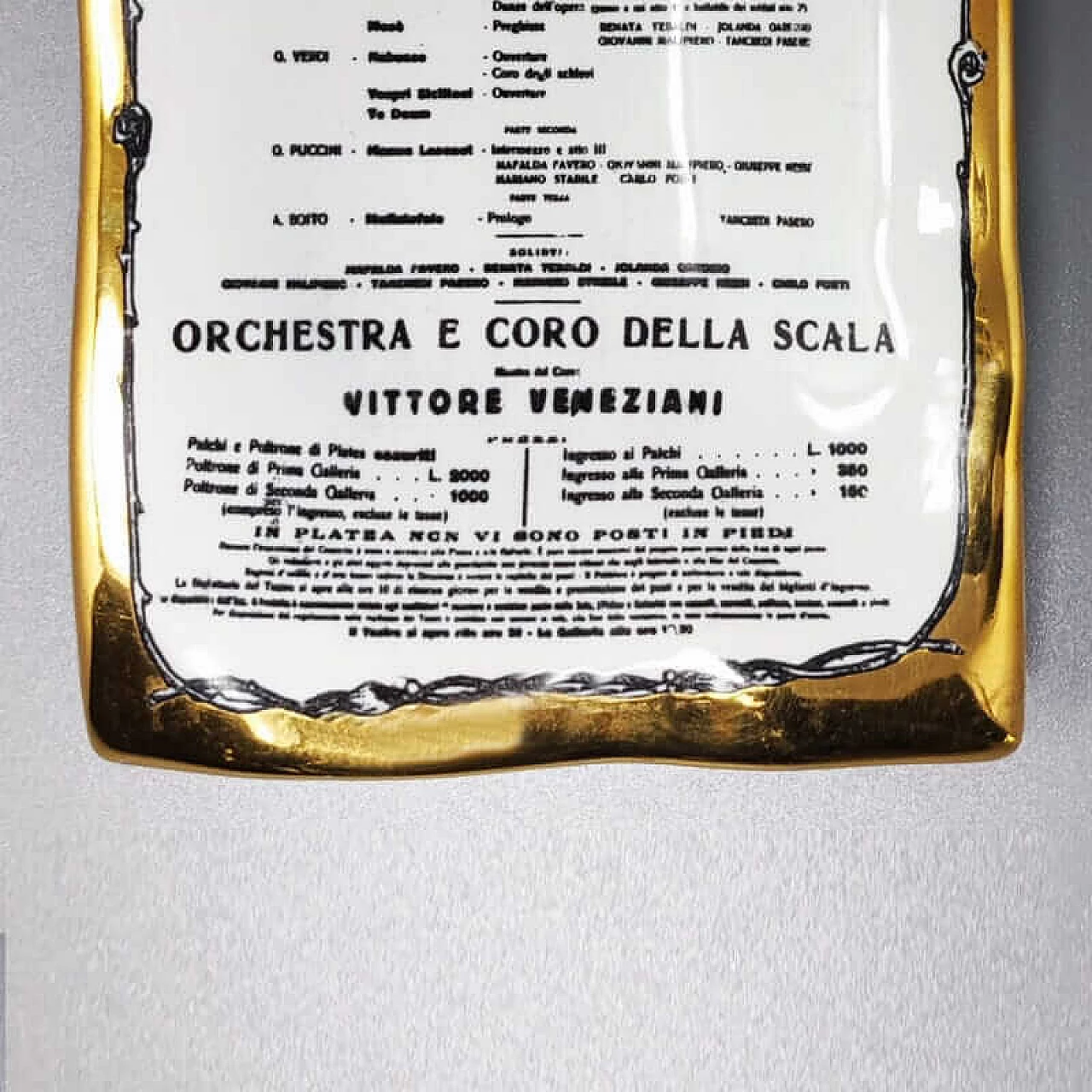 Arturo Toscanini ashtray by Piero Fornasetti, 1960s 7