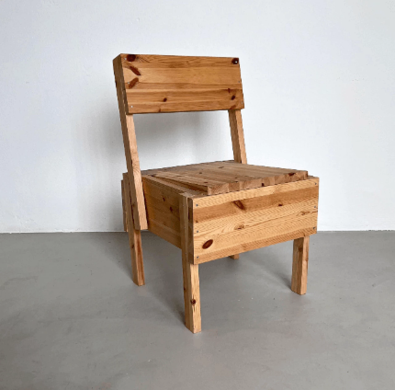 Sedia 1 chair by Enzo Mari for Artek, 2002 2
