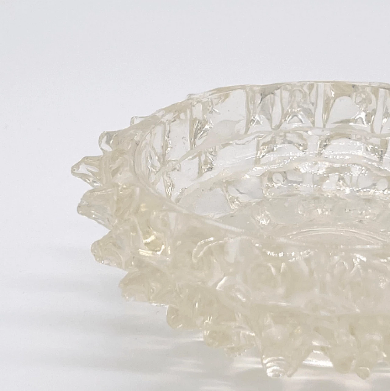 Ciotola in vetro di Murano rostrato di Seguso, anni '50 4