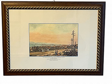 Veduta di Messina, stampa a colori, anni '60