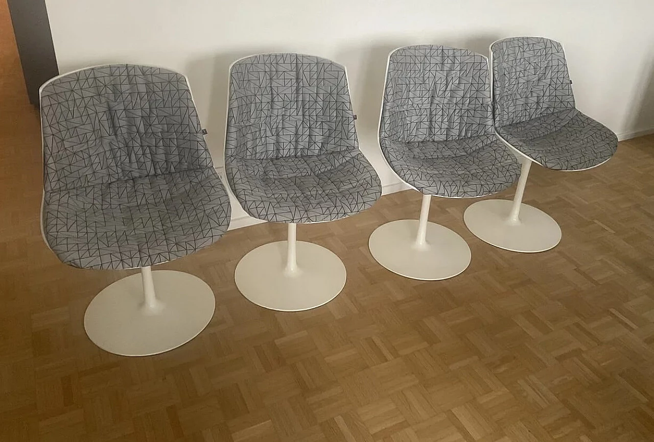 4 Flow chairs by Jean Marie Massaud for MDF Italia 2