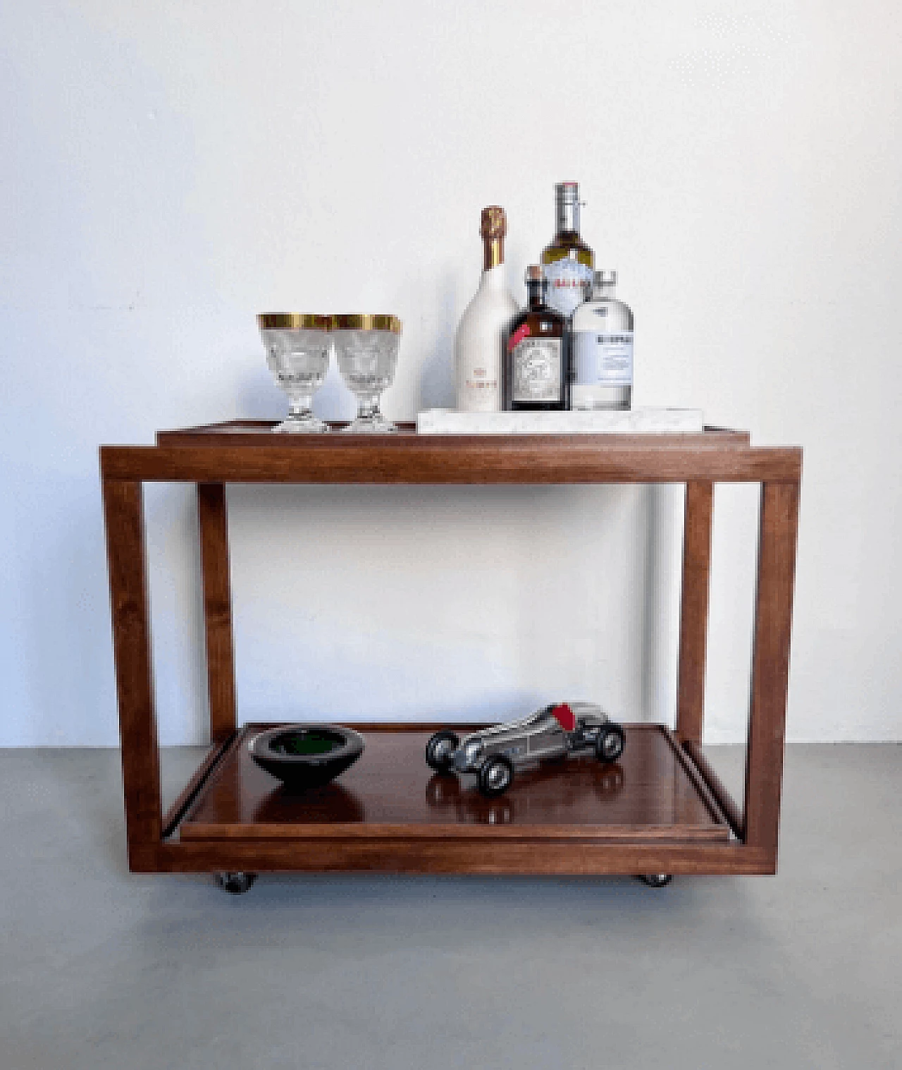 Bar cart 762 by Salvati and Tresoldi for Cassina, 1950s 2