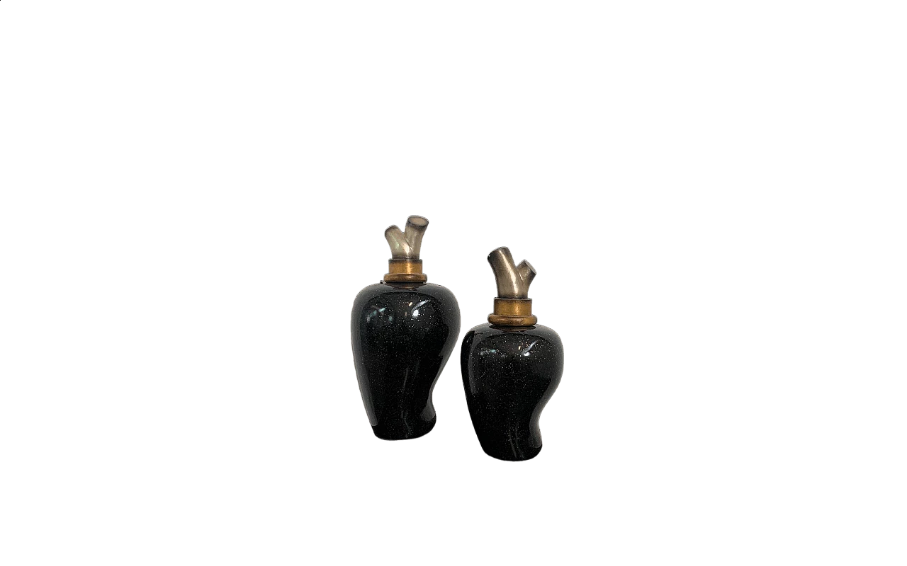 Pair of vases with lid by Lam Lee Group, 1980s 10