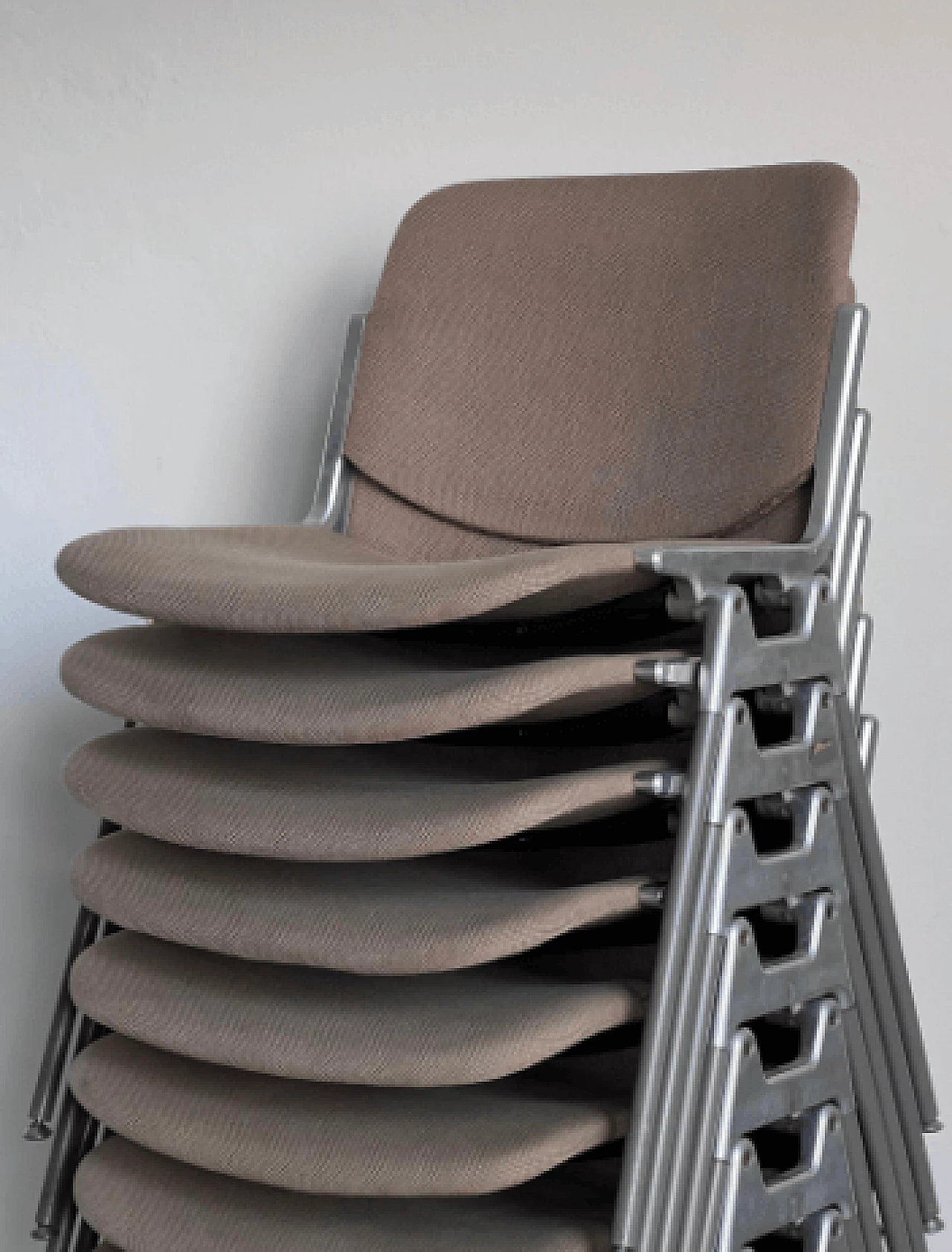 10 DSC 106 chairs by Giancarlo Piretti for Anonima Castelli, 1980s 2