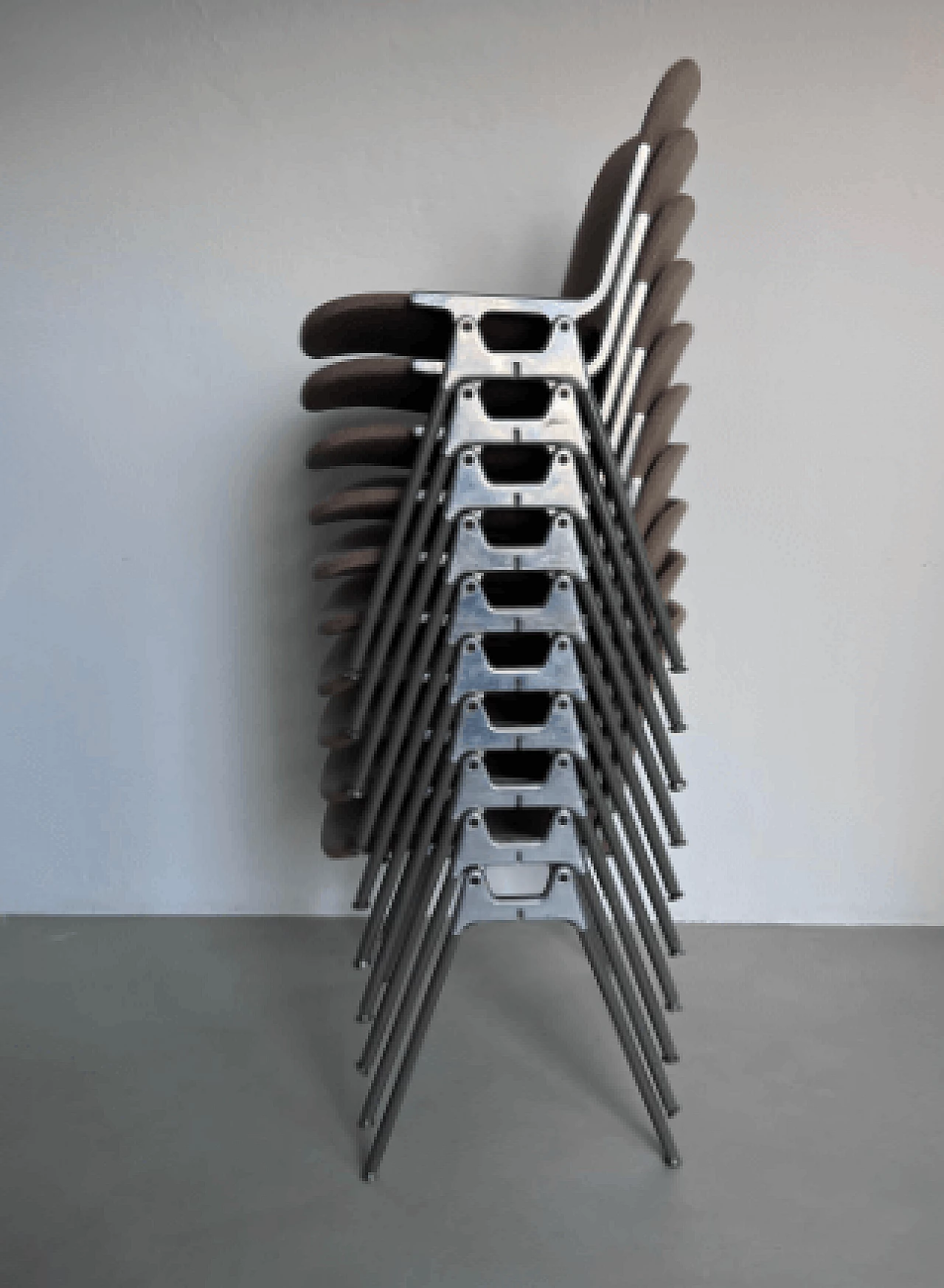 10 DSC 106 chairs by Giancarlo Piretti for Anonima Castelli, 1980s 4