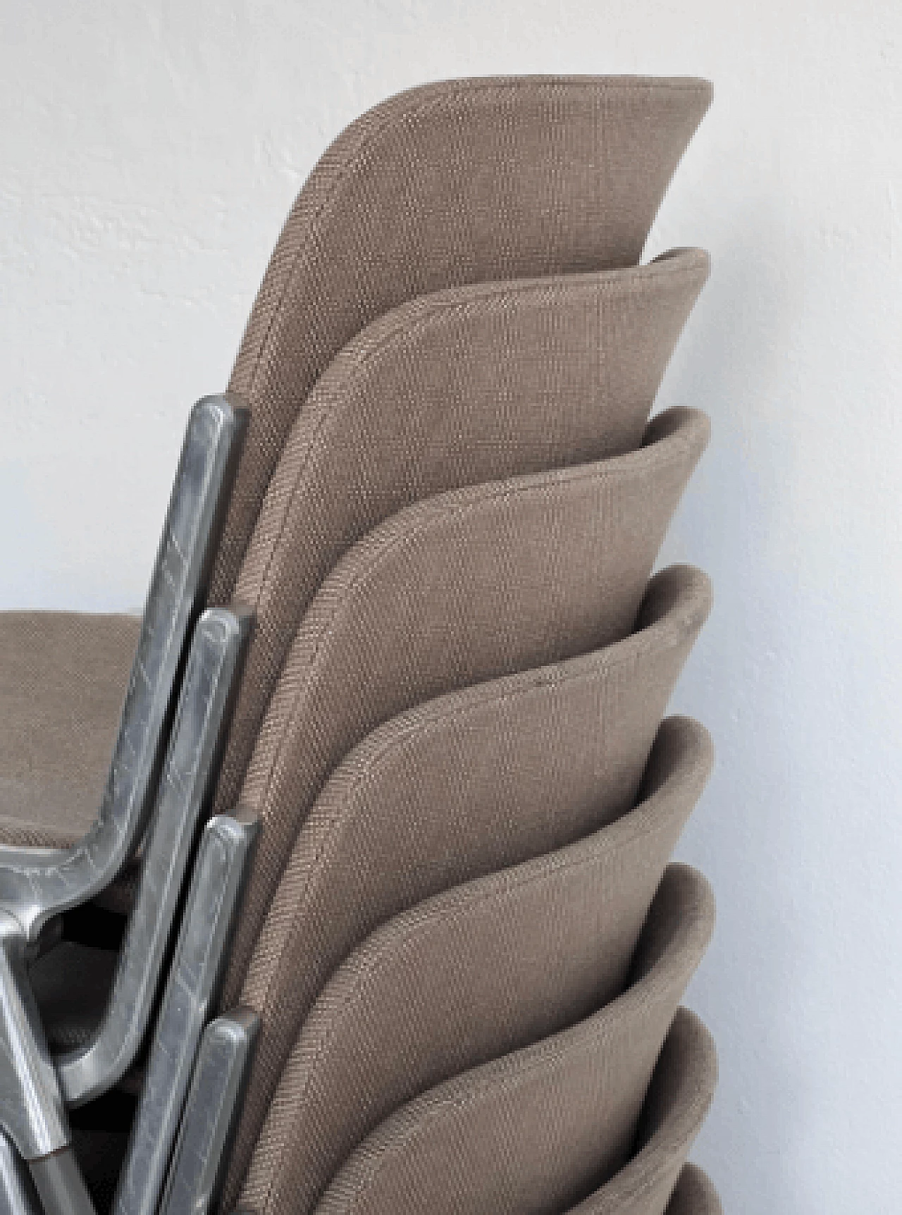 10 DSC 106 chairs by Giancarlo Piretti for Anonima Castelli, 1980s 6