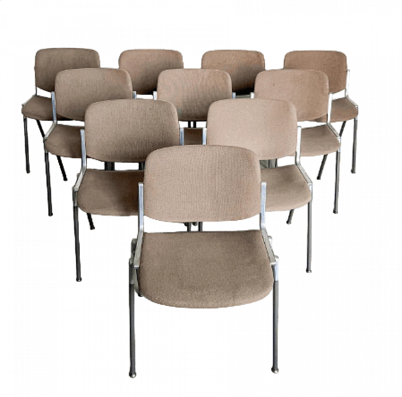 10 DSC 106 chairs by Giancarlo Piretti for Anonima Castelli, 1980s 14